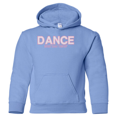 DANCE Youth Hoodie with White Glitter Thumbnail