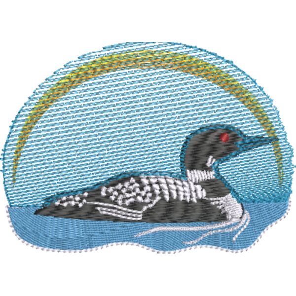 Loon with Sun and Sky Thumbnail